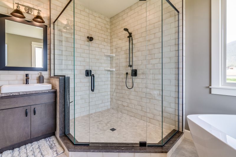 Glass Shower Door Setup